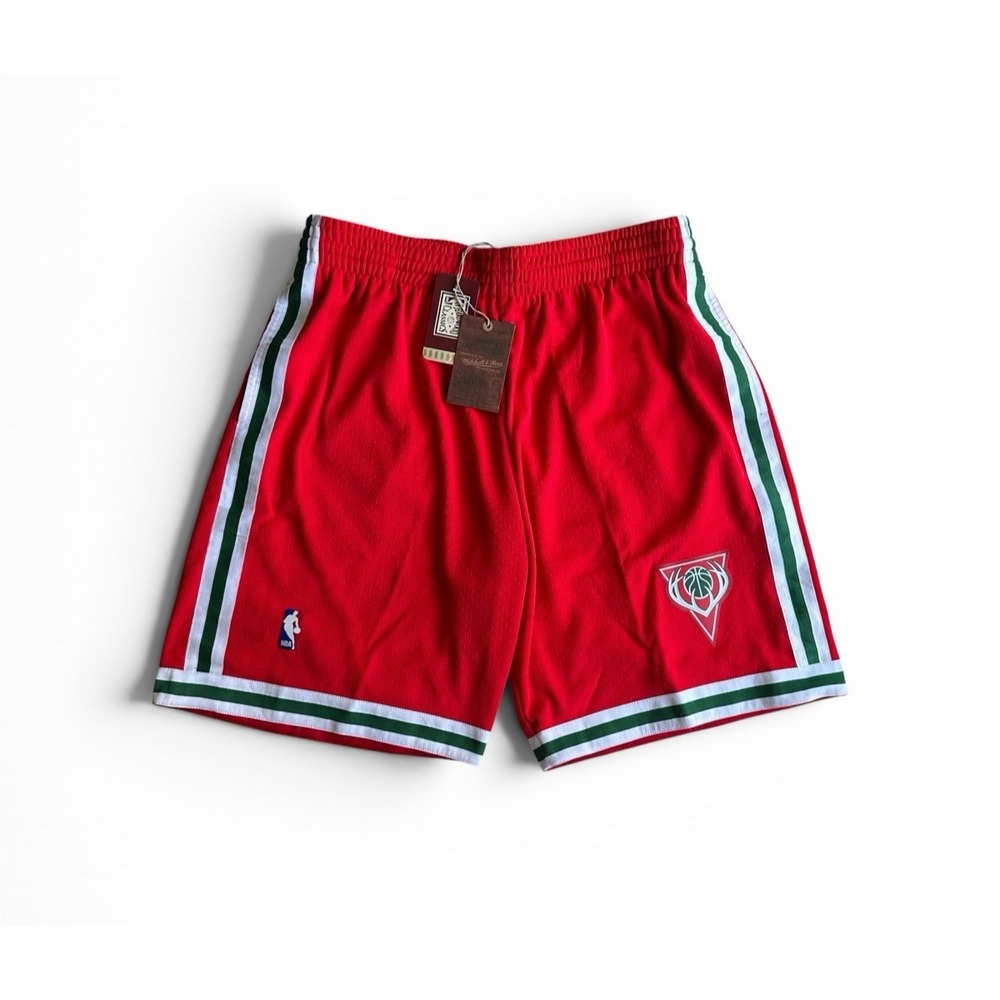 MITCHELL & NESS Milwaukee Bucks Basketball Shorts 2008-09 Road Swingman Size XL